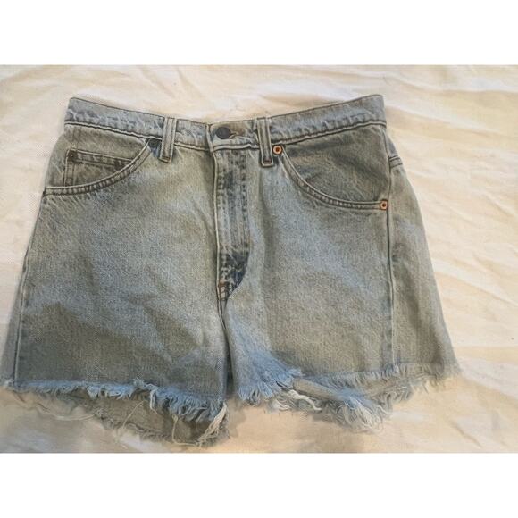 Levi's Pants - Levis 505 Vintage Shorts Womens Size 30 Light Wash Denim Cutoff USA